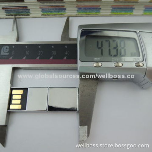 New Metal Tie Clip U-disk, Super Mini Version, Wholesale Gift